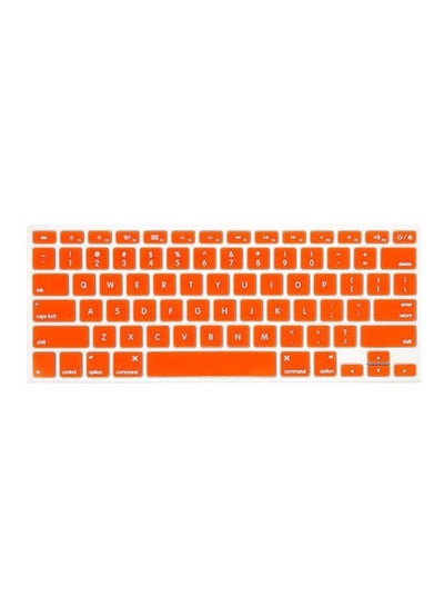 اشتري لوحة مفاتيح إنجليزية بتنسيق أمريكي لجهاز ماك بوك برتقالي في الامارات