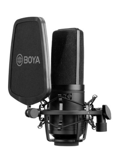 Buy Large Diaphragm Studio Microphone M1000 Black in Egypt