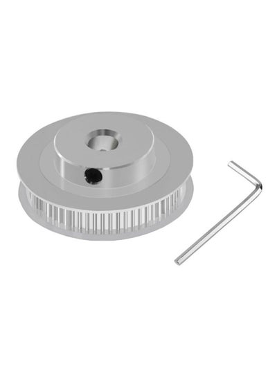 Buy Timing Pulley Bore Synchronous Wheel For 3D Printer Silver in Saudi Arabia