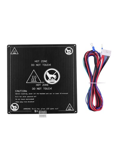 Buy 2-Piece Cable Heatbed PlatForm Kit For A8 A6 3D Printer Parts Black/Red in UAE