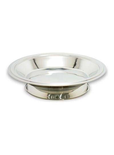 Buy Round Pie Dish Silver 35cm in Saudi Arabia