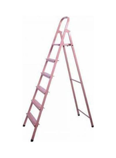 Buy Metal ladder 6 steps Pink 220cm in Egypt