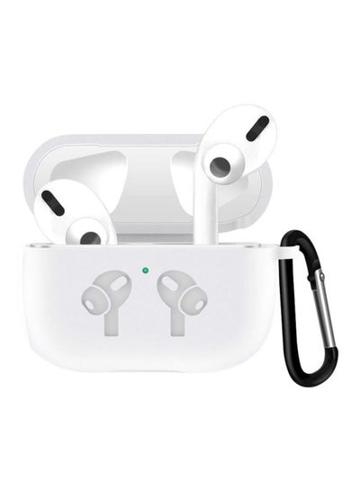 اشتري Silicone Case Cover For Apple AirPods Pro White في السعودية