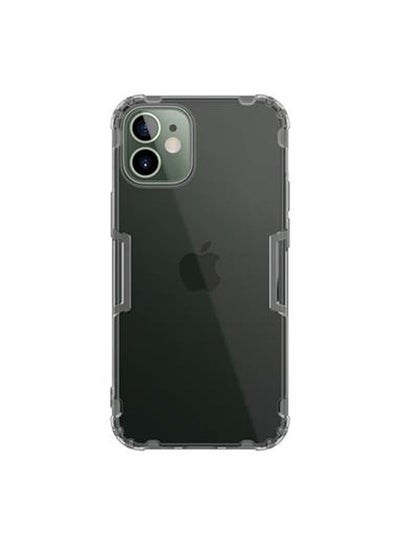 Buy Nature Series TPU Case For Apple iPhone 12 Mini Grey in UAE