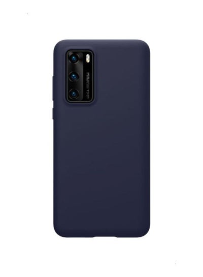 Buy Flex Pure Liquid Silicone Case For Huawei P40 blue in Egypt