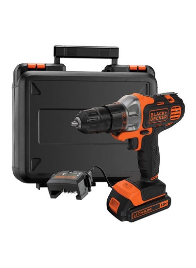 Black+Decker BCD001C2K-GB 18V Compact Drill with Kitbox 2 Batteries Driver