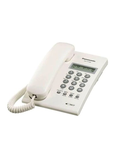 اشتري هاتف خاص تناظري، طراز KX-T7703 أبيض في السعودية