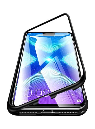 Buy Magnetic Adsorption Case For Huawei Honor 8X Clear/Black in Saudi Arabia