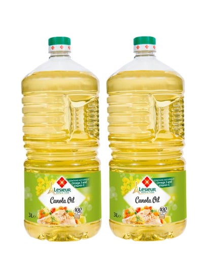 Buy Canola Oil 3Liters Pack of 2 in UAE