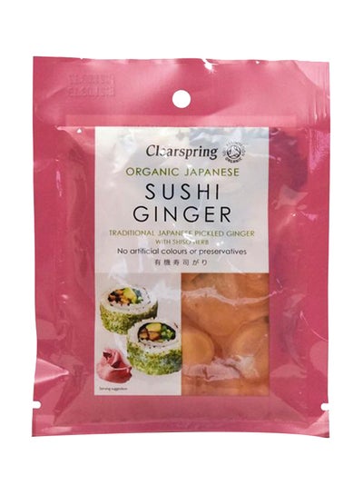 Buy Organic Japanese Sushi Ginger Pickle 105grams in UAE