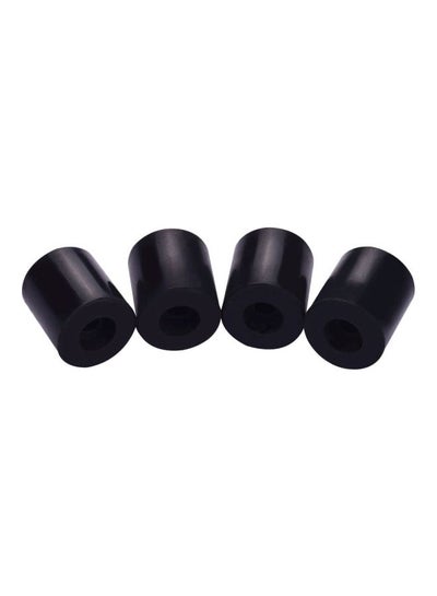 Buy 4-Piece Silicone Spacer Set 18mm Black in UAE