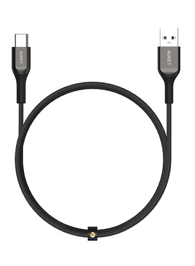 Buy USB-A 2.0 To USB-C Kelvar Cable,CB-AKC2 Black/Silver in Saudi Arabia