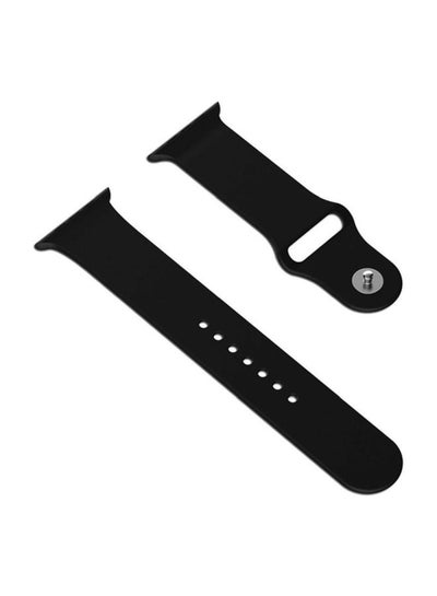 Buy Replacement Strap For Apple Watch 42mm Black in UAE