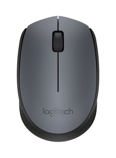 Buy Logitech M170 Wireless USB Mouse, 2.4GHz Wireless Technology, Optical Tracking, Up to 10m Wireless Range, Grey/Black in Egypt