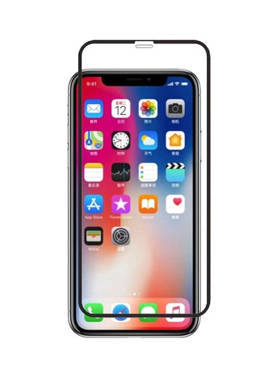 Buy 3D Grand Shieldz Tempered Glass Screen Protector For Apple IPhone 11 Pro Max Black/Clear in UAE
