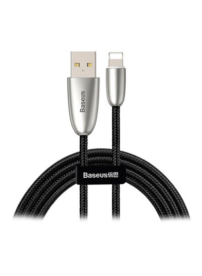 Buy Torch Series Usb Data Cable For Ip 1.5A With Lamp Black in Egypt