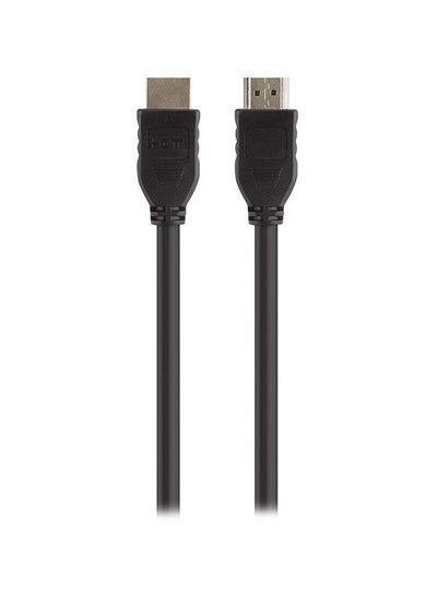 اشتري كابل HDMI 2.0 عالي السرعة من بيلكين بطول 1.5 متر (يدعم جودة 4k ودقة فائقة الوضوح وثلاثية الأبعاد) باللون الأسود أسود في الامارات