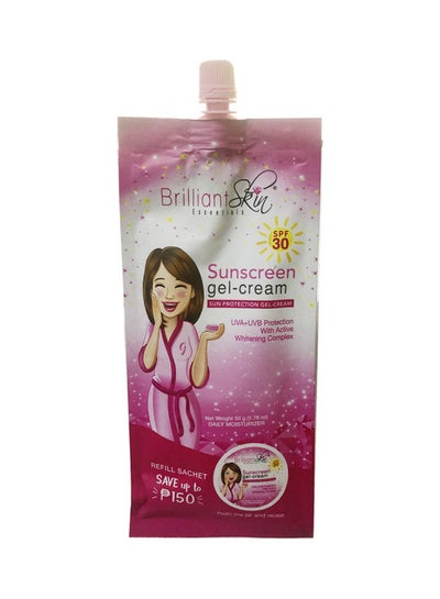 Buy SPF30 Suncreen Gel-Cream pink 50grams in UAE