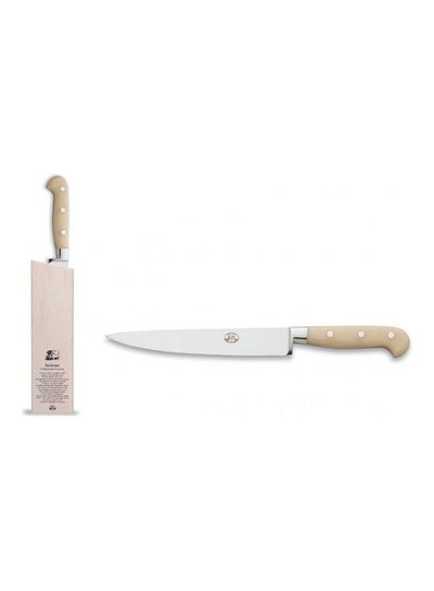 Buy Fish Knife With Holder Beige/Silver 33.4cm in Saudi Arabia