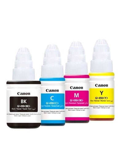 Buy 4-Piece Printer Ink Set Multicolour in Saudi Arabia