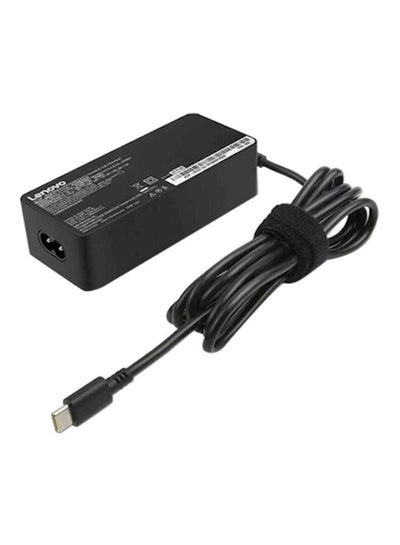 Buy USB Type-C AC Adapter For Laptops Black in Egypt