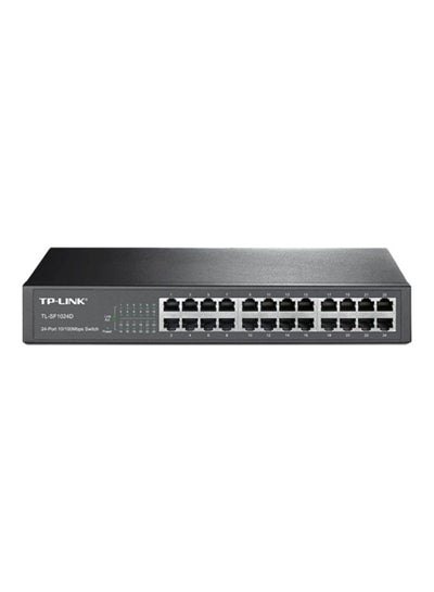 Buy 24-Ports 10/100 Speed Network Switch Black in Egypt