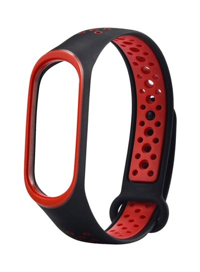 Buy Replacement Band For Xiaomi Mi Band 3 Black/red in Egypt
