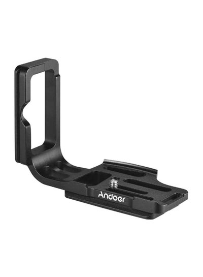 Buy L-Shape Quick Release Plate Camera Bracket Black in Saudi Arabia