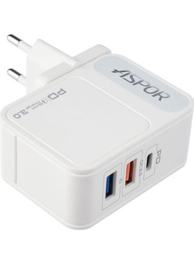 Buy Pd Quick Charge C to C  3.0 White in Egypt