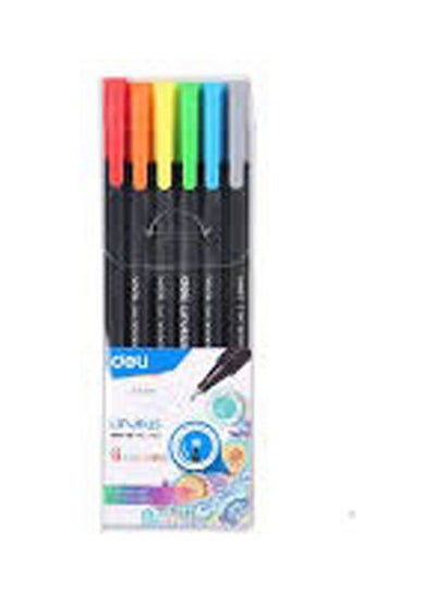 Buy Deli Fine Liner EQ900-06, Fine Liner  Tip: 1-5mm" (1 PCS) colour may vary in Egypt