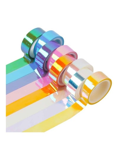 Buy 8-Piece Laser Colour Tapes Multicolour in UAE