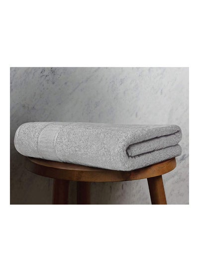 Buy Bath Towel Grey 165 x 90cm in Saudi Arabia
