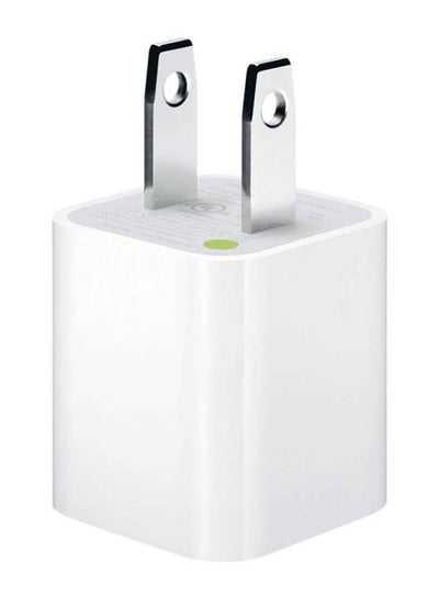 Buy 5W USB Power Adapter (2 Pin US Version) White in UAE