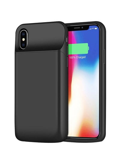 Buy 3200.0 mAh RAVPOWER Wireless TX / RX Battery Case For iPhone X / XS with iSmart Technology Black in UAE