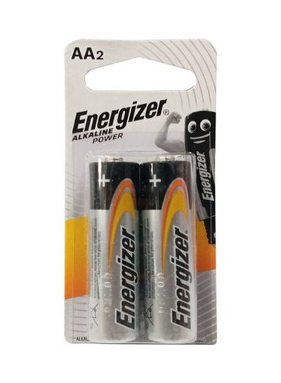 Buy 2-Piece Max AA Batteries Silver/Black in UAE