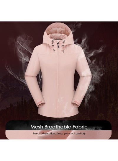 Buy Mountain Waterproof Shell Jacket Pink in Saudi Arabia