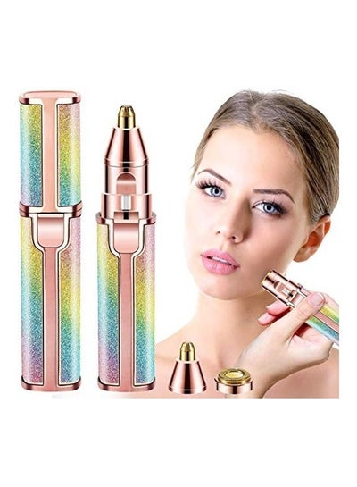 Buy 2-In-1 Eyebrow Facial Hair Remover Multicolour in Saudi Arabia