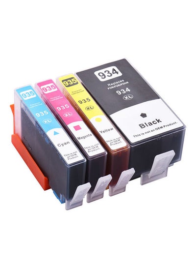 Buy 4-Piece Ink Cartridge Set Multicolour in Saudi Arabia