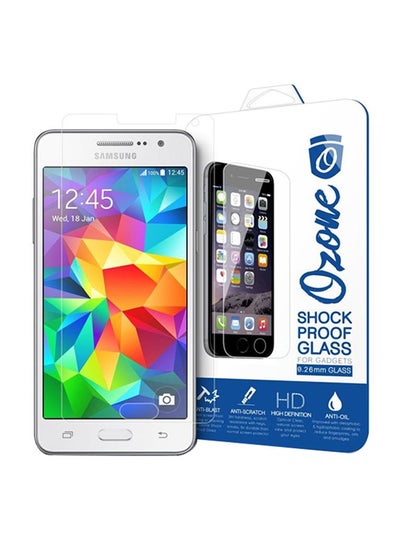 Buy Shockproof Tempered Glass Screen Protector For Samsung Galaxy Prime Clear in UAE