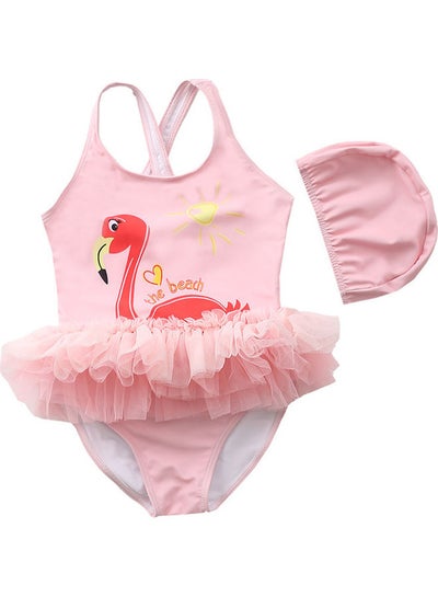 Buy Cute Swimwear With Cap 90cm in UAE