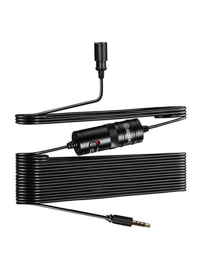 Buy Camera Lavalier Microphone Black in UAE