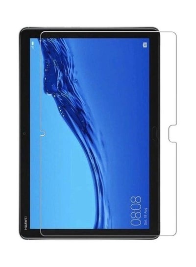 Buy Tempered Glass Screen Protector For Huawei MediaPad M5 lite 10.1-Inch Clear in Saudi Arabia