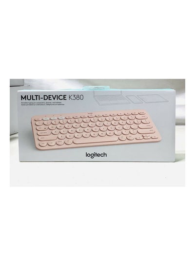 Buy K380 Multi-Device Bluetooth Keyboard Pink in Saudi Arabia