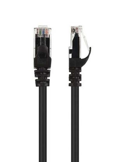 Buy CAT6 UTP Patch Cable Black in Saudi Arabia