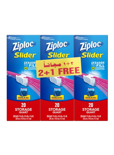 Buy 20-Bags Pack of 3 Clear in UAE