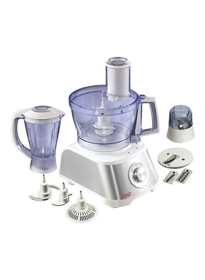 Buy Food Processor With Bowl and Blender 2Liter, 1000Watts 2.0 L 1000.0 W FP1000SG White-Clear in Egypt