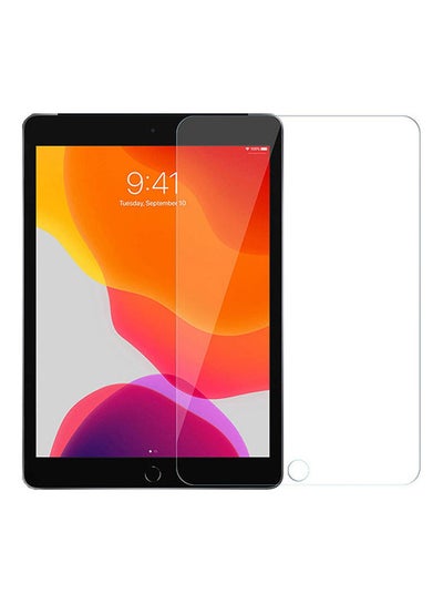 Buy Tempered Glass Screen Protector For Apple iPad 10.2-Inch (2019) Clear in Saudi Arabia