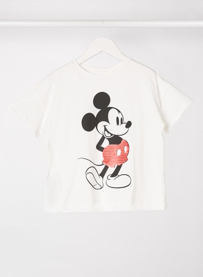 Teen Mickey Mouse T-Shirt Off-White 