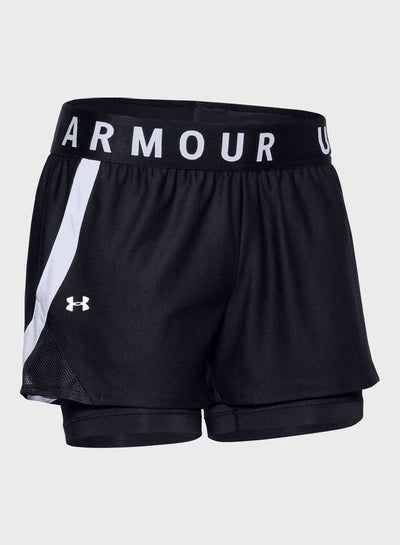 Buy 2-In-1 Play Up Shorts Black in UAE