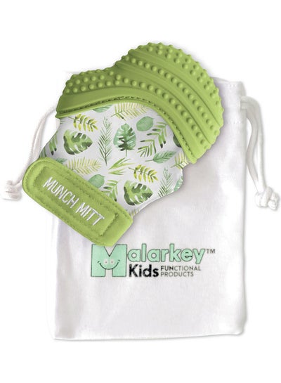 Buy Tropical Printed Munch Mitt Teether With Travel Bag in UAE